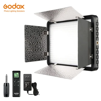 Godox LED500LR-C 3300K-5600K LED Vaizdo nuolatinės Šviesos Lempa Skydelyje Atšvaitas & Nuotolinio