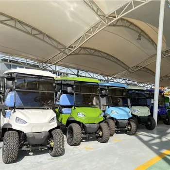 Kinija Mini Golfo Vežimėliai Kaina Elektros Krepšelį su Baterijomis Parduoti Klubo Automobilių Balta 4 Sėdimos vietos