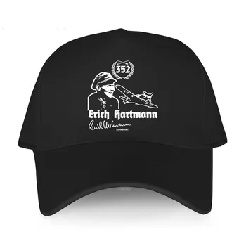 Prekės Atsitiktinis Beisbolo kepuraitę balck prabangių skrybėlių Vyrų Erichas Hartmann Me109 Luftwaffe Ritterkreuz moterims, klasikinės mados kepurės sunhat