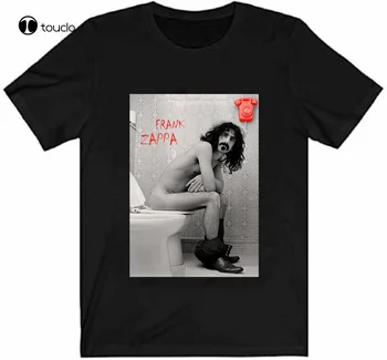 Naujas Frank Zappa, Sėdi Ant Tualeto, Marškinėliai Dydis S M L 234Xl Black Marškinėliai, S-5Xl