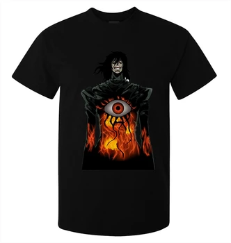 Hellsing Allucard Unleased Meno Vyrai (Moters Yra) T Shirt Juoda Prarasti Dydis Viršuje Ajax Tee Marškinėliai