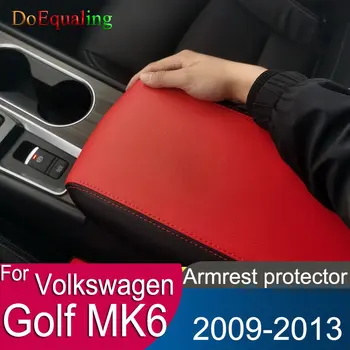 Volkswagen VW Golf 6 Mk6 Automobilių Porankiai, Konsolės Padengti Pagalvėlė Paramos Laukelį Viršuje Matinis Linijinės Kilimėlis Atveju Automobilio stiliaus 2009-2012 2013
