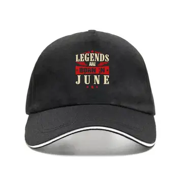 Legendos Yra Gimęs birželio Vyrų Juoda Bill Kepurės Skrybėlės 2022 Naujas Mados Snapback Saulės Beisbolo kepuraitę Skate Bill Skrybėlę