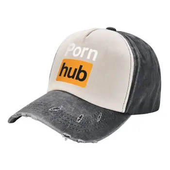 Custom Medvilnės Pornhubs Beisbolo kepuraitę Lauko Vyrų, Moterų Reguliuojamas Snapback Sunkvežimio vairuotojas Hat