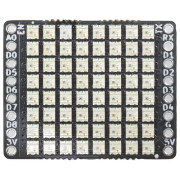 8x8 RGB Shield V1.0.0 LOLIN D1 S2, S3 mini 64x WS2812B 2020 m.