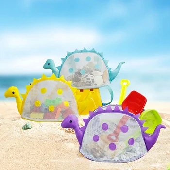 Akių Paplūdimio Krepšys Vaikams Dinozaurų Sea Shell Krepšys Atostogas Pajūrio Sea Shell Plaukimo Paplūdimio Žaislai Organizatorius Krepšys