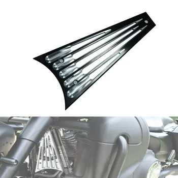 Motociklo Priedai CNC Erzina Sumažinti Rėmo Grotelės Juodo Aliuminio Dėl Harley 