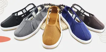 EU35~EU46 medvilnės, rankų darbo vasaros shaolin vienuoliai batai nustatyti zen lohan/arhat vienuolė kung fu kovos menų sandalai juoda/ruda/mėlyna/juoda