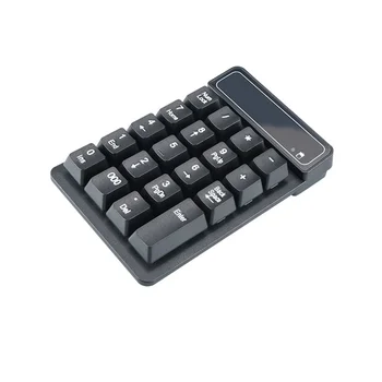 2.4 GHz Wireless Keyboard Mini USB Numeric 19 Klavišus Nešiojamas KOMPIUTERIS (A)
