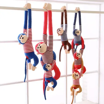 60cm Ilgio Rankos Uodega Kūdikio Minkšti, Pliušiniai Žaislai, Vežimėliai Beždžionė Lėlės Patalynės Žaislų Namų Puošybai Užuolaidos Kabo Beždžionė Vaikams, žaislai