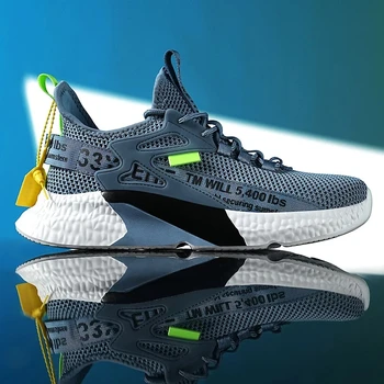 Vyriški nauji sportiniai batai, šviesiai atsitiktinis mados veikia elastinga laisvalaikio lauko tinklinio vasaros sporto teniso žmogus pėsčiomis 2023 dydis 46