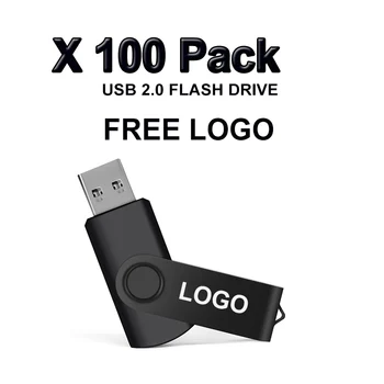100vnt/daug Pen Drive 64GB USB 