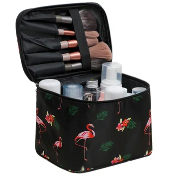Naujas Flamingo Kosmetikos Krepšys Necessaire Kelionės Organizatorius sudaro Dėžutė, tualetinių reikmenų Rinkinys Plauti Tualeto Krepšys Didelis Vandeniui atsparus Dėklas ZDH022