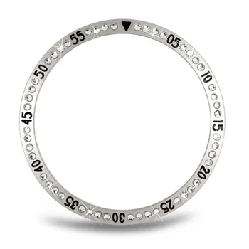 Rankogaliai Vyrų Odos Diamond Watch4 Masto Žiūrėti Žiedas，Stilingas, Elegantiškas Ir 46mm Smart compitable su 