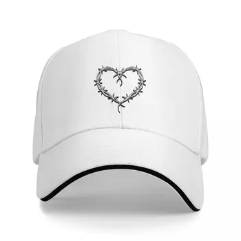 Karolis G Juodos Pliko Laido Širdies Bžūp Baseball Cap Kepurė hat trucker skrybėlės Kamuolys bžūp kepurės moterims, Vyrams