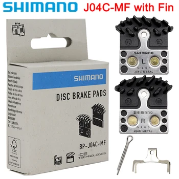 SHIMANO J04C Diskas Stabdžių Trinkelės, Metalo, FIN už Kalnų Dviračių Suderinama M7100 M8100 M6100 M9000 M9020