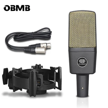 M4 Standartas Studija Mikrofonas Kondensatoriaus kristalų Įrašymas Mikrofonas Live transliacijos Vokalo Podcast