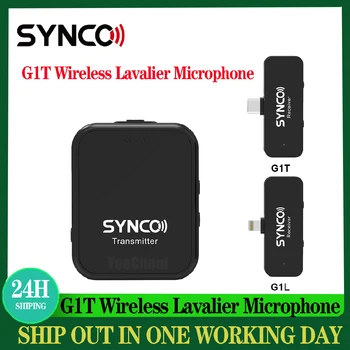 SYNCO G1T/G1TL 2.4 G Bevielio Lavalier Atvartas Mikrofonų Sistema 