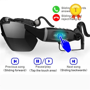 mados smart Bluetooth akiniai, Ausinės Belaidžio Akiniai nuo saulės smart akinius Muzika mėgautis Rankų įrangą, Akinius, touch control ausinių
