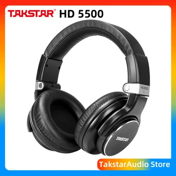 Takstar HD 5500 Profesionalus Monitorius, Dinamiškos Stereo Ausinės, Garso Monitoringas PC DJ Muzikos Studija