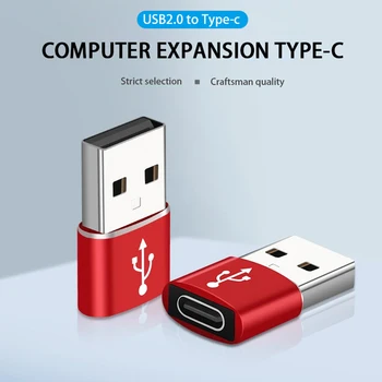 USB 2.0 Į C Tipo Adapteris C Tipo Moterų Konverteris USB C Įkrovimo Duomenų Perdavimo Adapteris, skirtas 